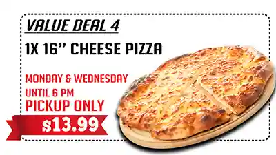 Pizza De Leon Value Deal 4
