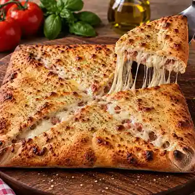 Pizza Fold at Pizza De Leon